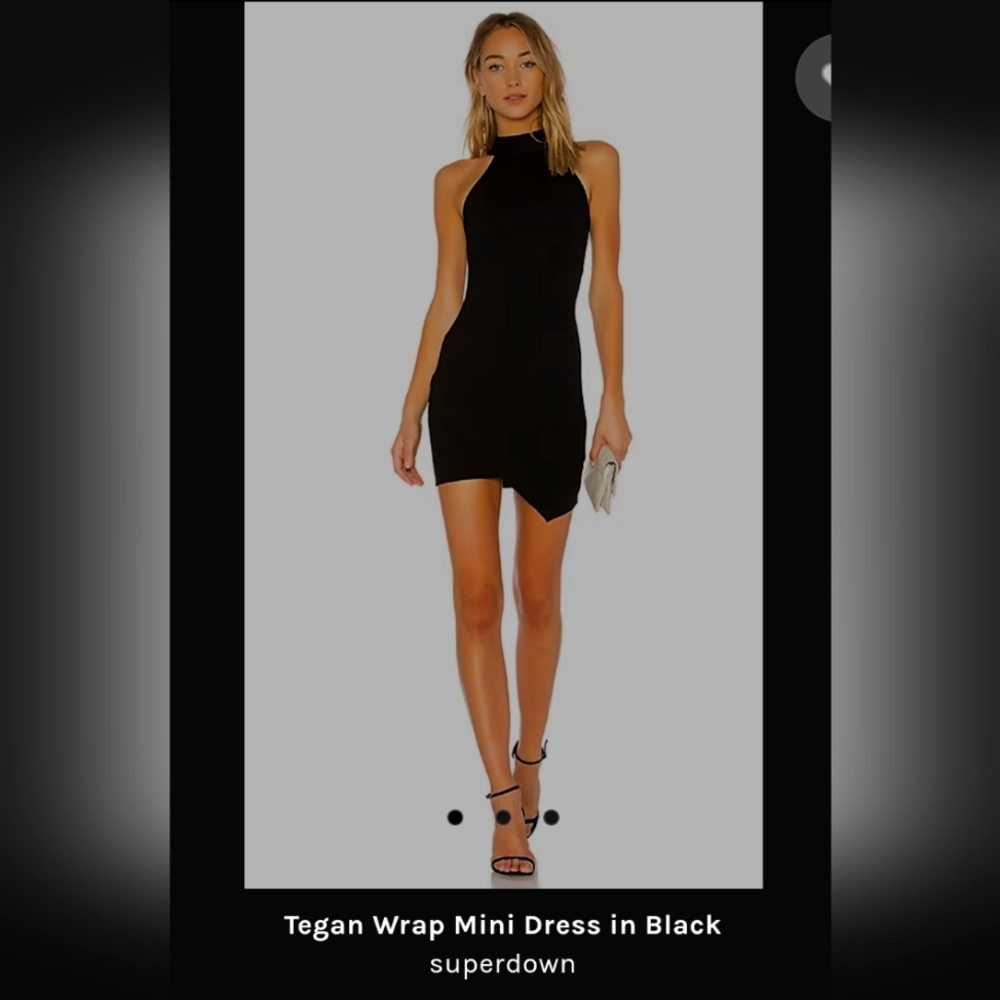Revolve Superdown Tegan Wrap Mini Dress XS